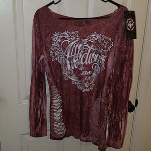 Long sleeve Affliction size Large